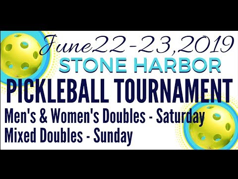 Men's Doubles Finals   Age 30 to 59   Stone Harbor Tournament