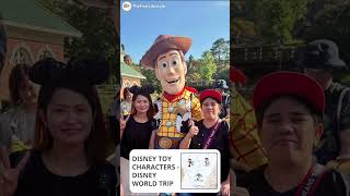 Woody Toy Story Characters at Disneyland - Best Disneyland Rides for Kids #disneygifts