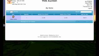 Minecraft WebAuction Tutorial - Fivekingdoms server