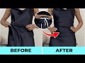 How To Tighten The Waist Of A Dress *EASIEST DIY* | FASHION HACKS - YouTube
