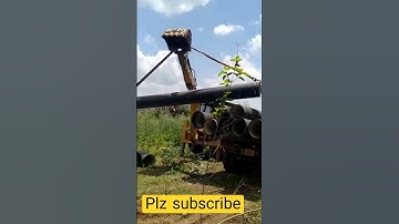 DI Pipe Unloading with JCB machine @engineeringnewstv1982