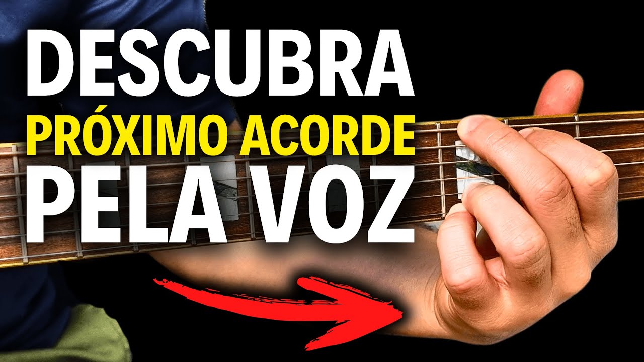 Como tirar MÚSICAS DE OUVIDO e saber o PRÓXIMO ACORDE pelo tom da VOZ