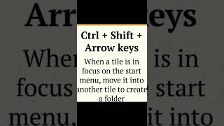 ctrl + shift + arrow keys #shorts #ctrl #shift #arrow #key
