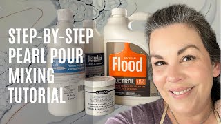 Get Amazing Results with My Pearl Pour Recipe: StepbyStep Acrylic Paint Mixing Tutorial