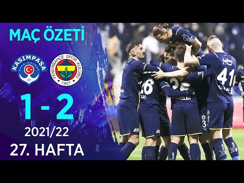 Kasımpaşa 1-2 Fenerbahçe MAÇ ÖZETİ | 27. Hafta - 2021/22