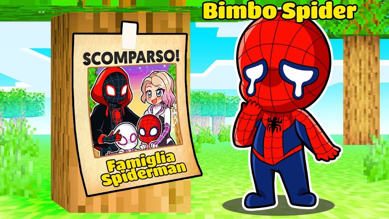 La FAMIGLIA Di SPIDERMAN è SCOMPARSA Su Minecraft!
