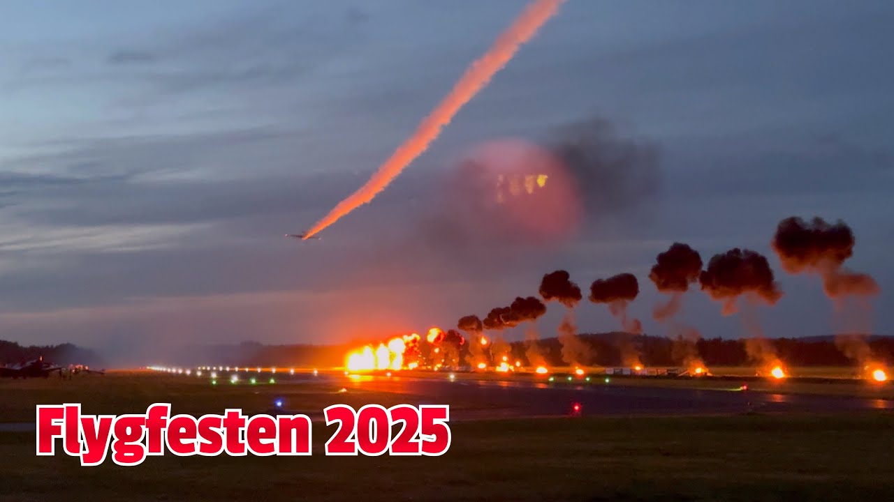 Förbereder fyrverkerier på Flygfesten 2025!