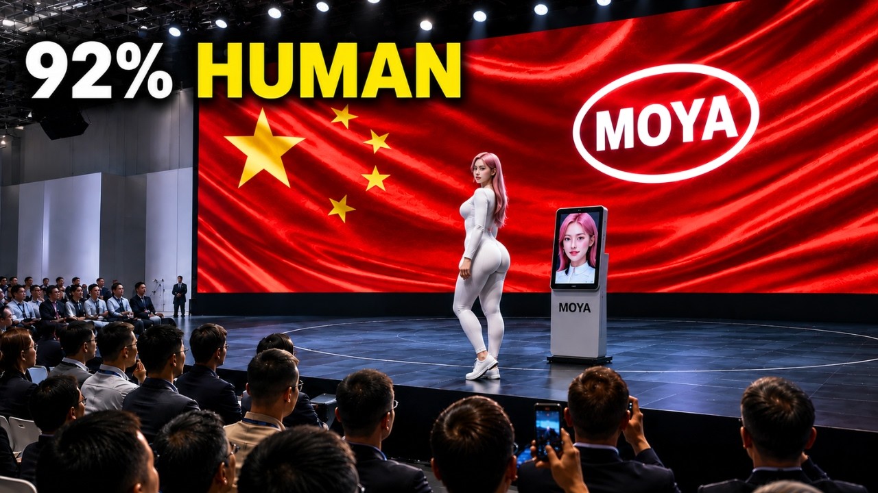 China's New AI Robot MOYA Feels Too real - 92% Human