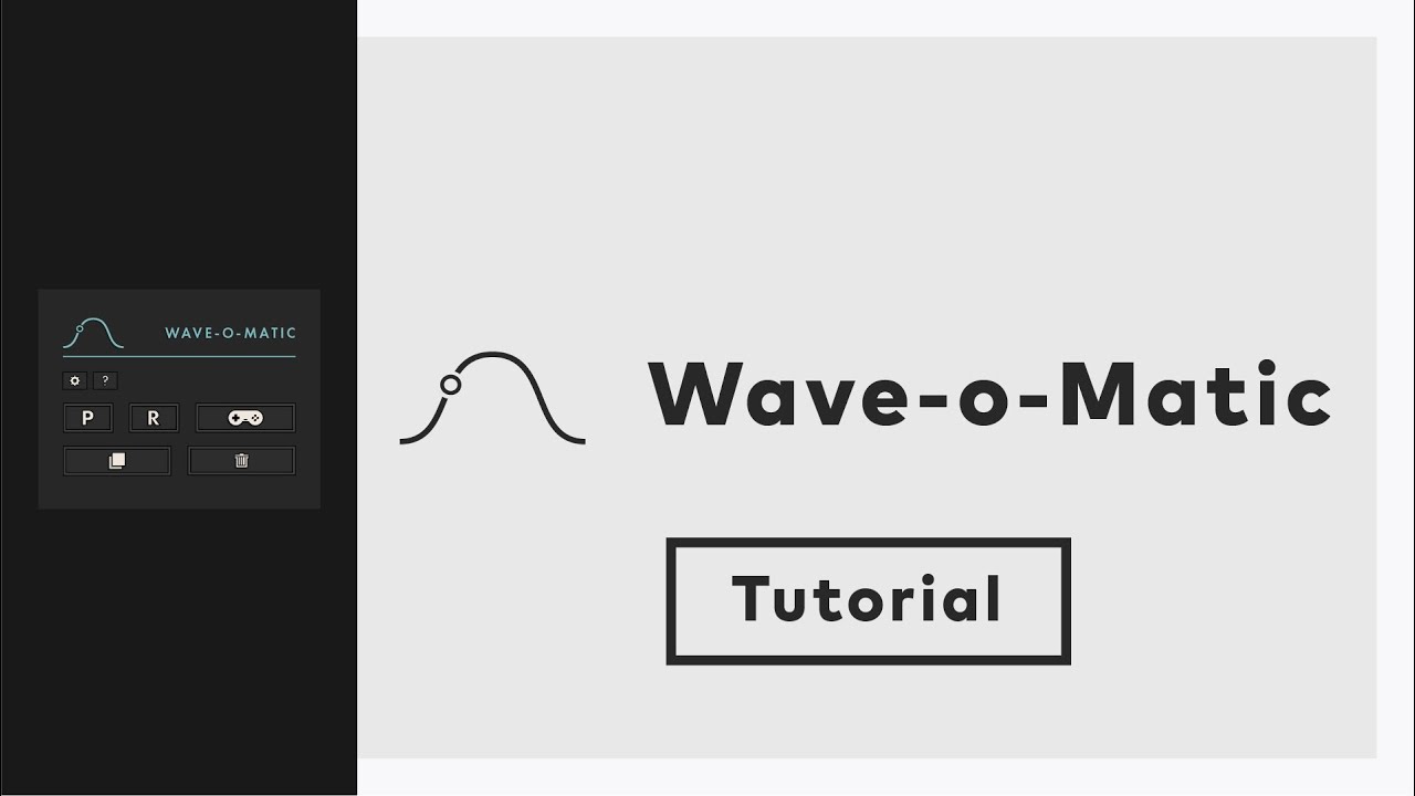 After Effects Script - Wave-o-Matic - Tutorial