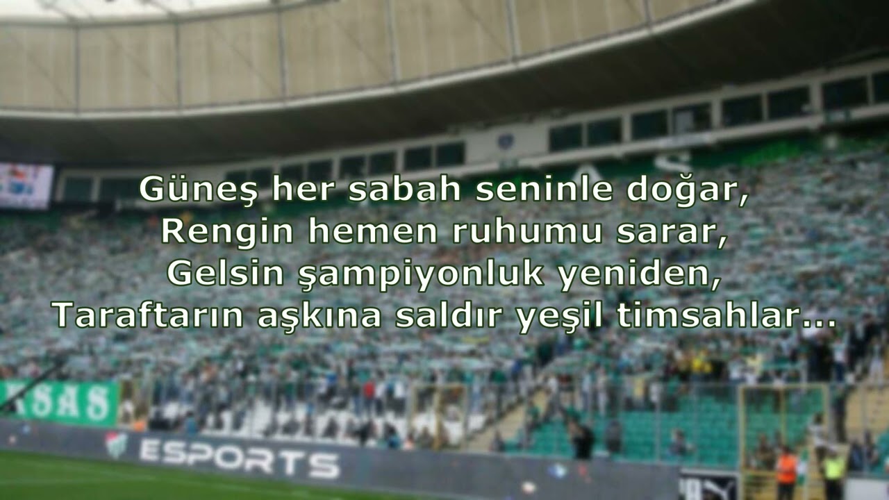 Bursaspor Tezahüratları - Güneş Her Sabah Seninle Doğar