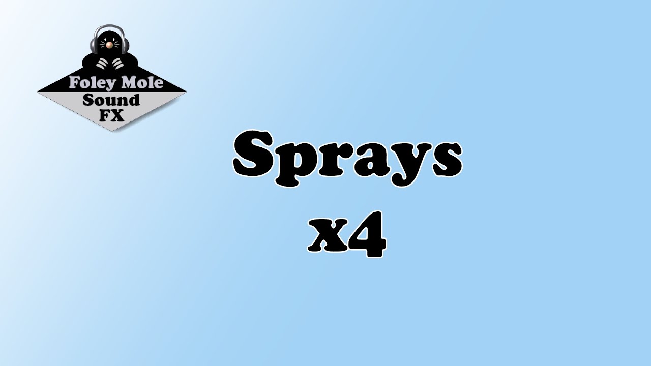 Spray Can Sound FX no copyright royalty free YouTube