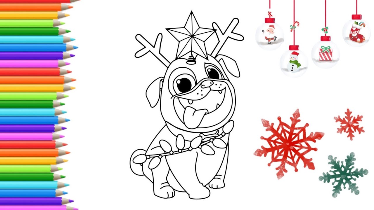 dibujar-y-colorear-rolly-en-navidad-bingo-y-rolly-dibujos-para