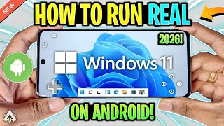 كيفية تشغيل ويندوز 11 الحقيقي على أندرويد وتشغيل ألعاب الكمبيوتر في أي مكان | AweSun screenshot 1