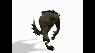 Wolf werewolf lycanthrope low poly - CGTRADER