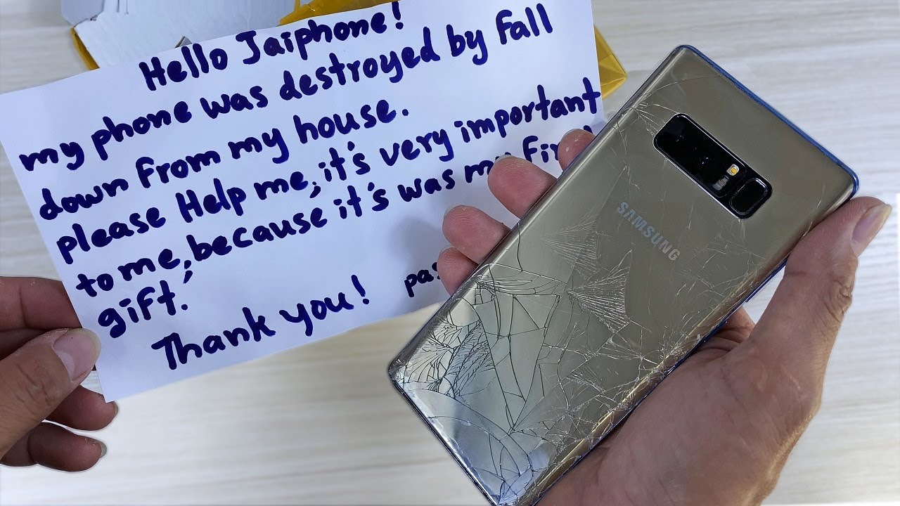 Restoring Destroyed Phone | Restore Samsung Galaxy Note 8 | Restoration Broken Phone