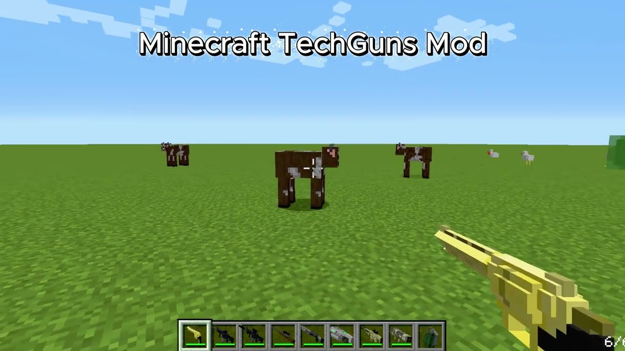 Is This Minecraft's BEST Gun Mod? 🔥 | Testing the TechGuns Mod! 🤯🔫⚙️