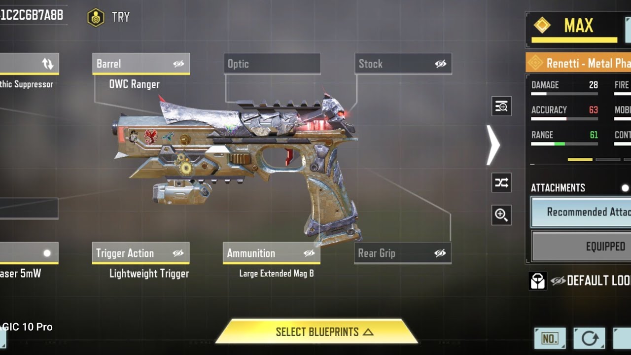 CODM Renetti Metal Phantom Ranked camo grinding 2 games