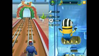 Subway princess Runner V/S Minion Rush -Endless Run | Android screenshot 3