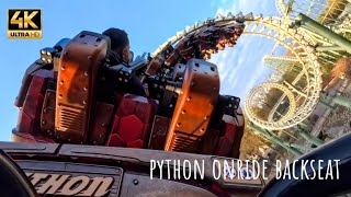 Efteling onride python backseat