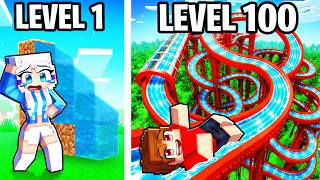 $1 VS $1,000,000,000 Waterslide in Minecraft...
