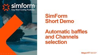 SimForm - Short demo - Channel selection and automatic baffles
