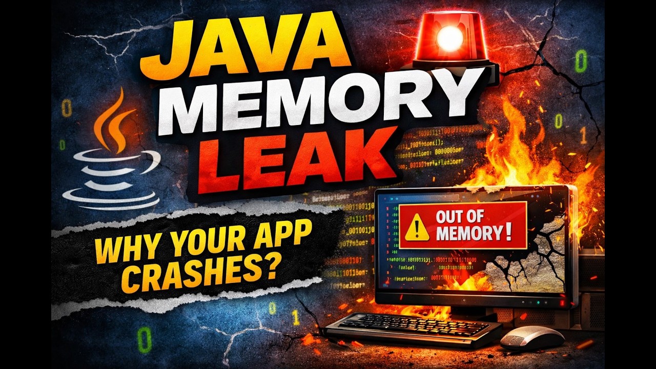 Java Memory Leak Explained 🚨 Detect, Debug & Fix OutOfMemoryError - YouTube