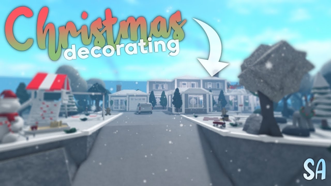 DECORATING MY BLOXBURG HOUSE FOR CHRISTMAS roblox YouTube