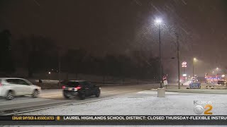 Crews Work To Clear Roads In Western Pa.
