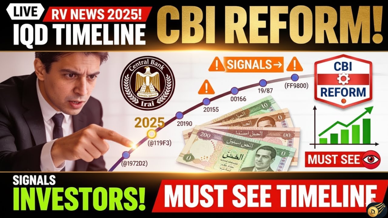 🚨 ШОКИРУЮЩАЯ ВОЛНА CBI: Новый график переоценки IQD 2025 и сигналы реформ, которые нельзя игнорир...