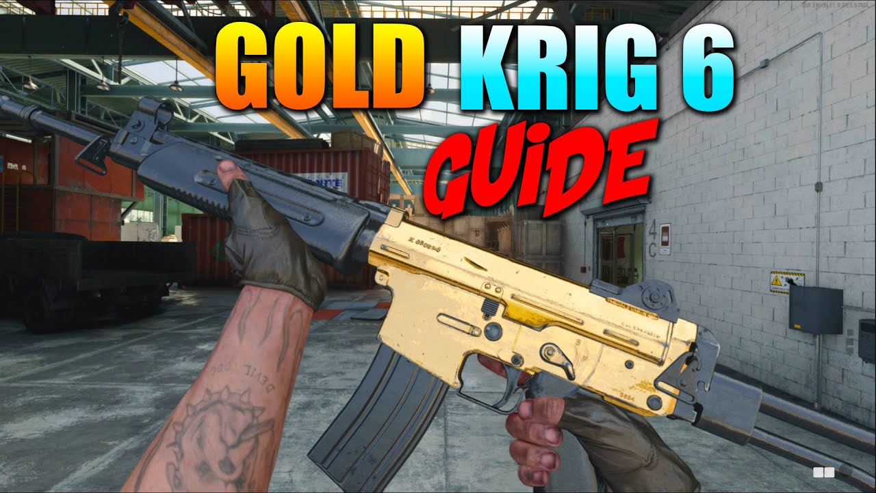 How to get the Krig 6 Gold in Black Ops Cold War