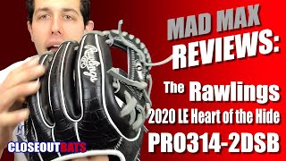 Closeoutbats.com Rawlings Limited Edition HOH 11.5 Infield Glove PRO314-2DSB 2020