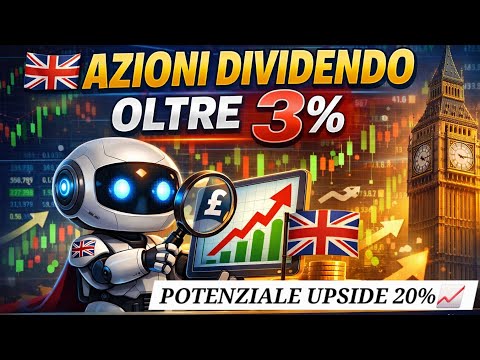 🤖🇬🇧 AZIONI DIVIDENDO 3% POTENZIALE UPSIDE 20%📈 #money #dividendi #fire #trading #AI #investingpro