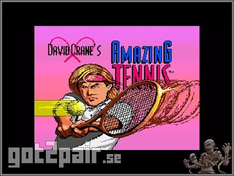 David Cranes Amazing Tennis - Mega Drive