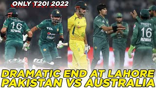 Low Scoring Game But Dramatic End at Lahore | Pakistan vs Australia | T20I | PCB | MM2A