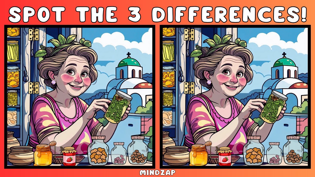 Spot the Difference Challenge 👀 | 5 Fun Brain Teaser Puzzles - YouTube