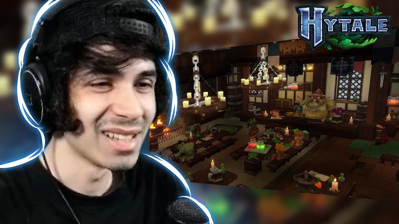 SAIU UMA GAMEPLAY MAIS COMPLETINHA DO CRIATIVO DO HYTALE