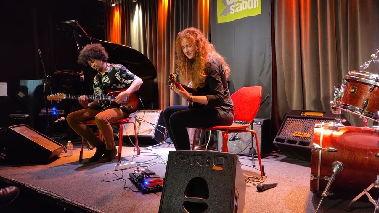 Veda Bartringer (Luxemburg) & Joël Rabesolo (Madagascar), @ Jazz Station, Bruxelles.