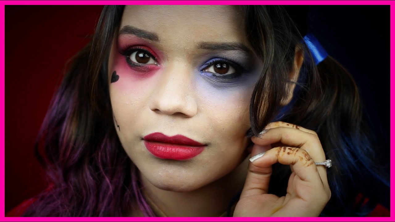 harley quinn inspired makeup