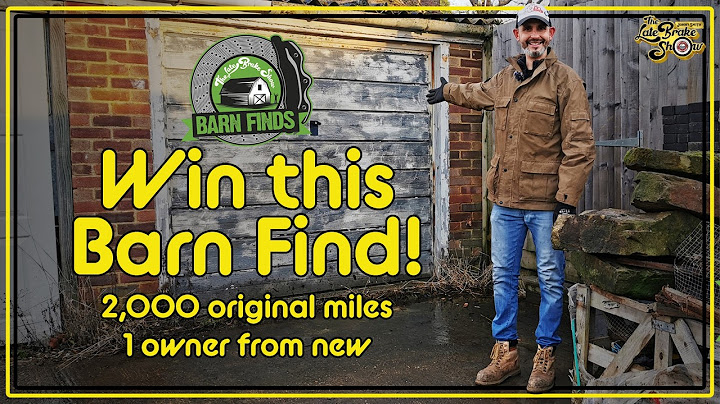 2000 miles from new! WIN this Barn Find 1 owner car. Will it run?
