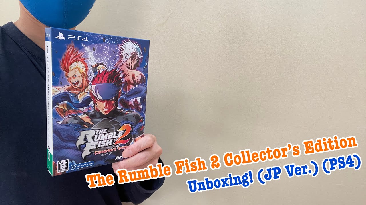 UNBOXING] The Rumble Fish 2 Collector's Edition (Japanese Version) (PlayStation  4) (EN Sub) 