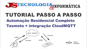TUTORIAL AUTOMACAO RESIDENCIAL PASSO A PASSO ESP8266 TASMOTA COM SERVIDOR CLOUDMQTT #CLOUDMQTT