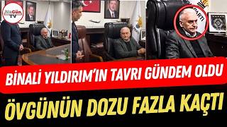 Akp’li Başkan Övgüyü Öyle Abarttı Ki Binali Yıldırımı Bıktırdı: O Bakışlar Gündem Oldu...