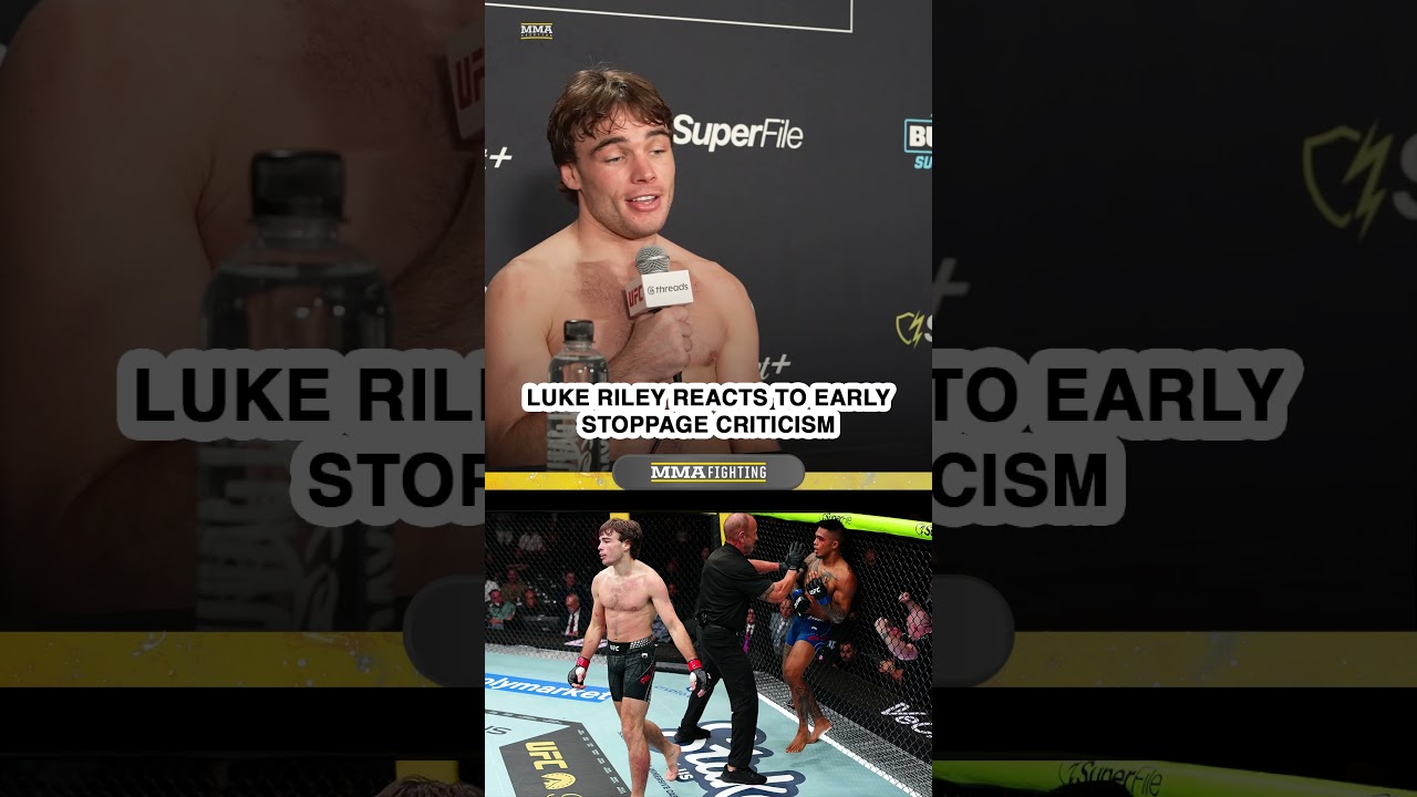 Luke Riley RESPONDS to Joe Rogan's criticism of UFC 329 stoppage - MMA Fighting