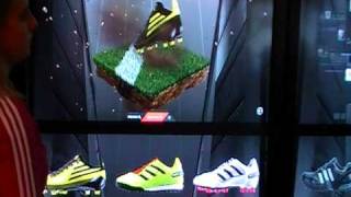 ISE 2011 adidas intel touch screen interactive wall