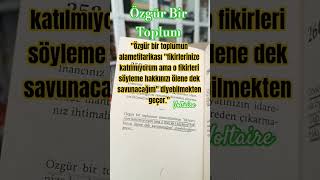 ✅ Gelin Okuyalım 399 #özgür #toplum #düşünce #düşün #fikirler #savunma #turp #voltaire #kitapönerisi