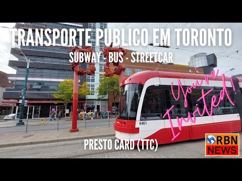 Vídeo: Como usar o TTC - Transporte Público de Toronto
