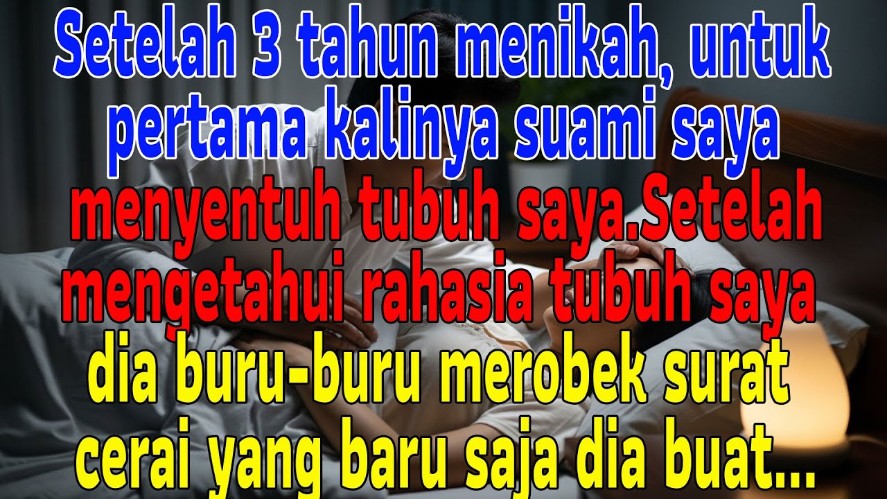 3 Tahun Pernikahan Kontrak Dingin,Suami Menyesal Setelah Malam Pertama & Tahu Kebenaran Ini#keluarga