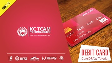 CorelDRAW Tutorial: How to design Credit or Debit Card in CorelDRAW