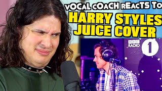 Vocal Coach Reacts to Harry Styles LIVE (BBC JUICE - Lizzo Cover)