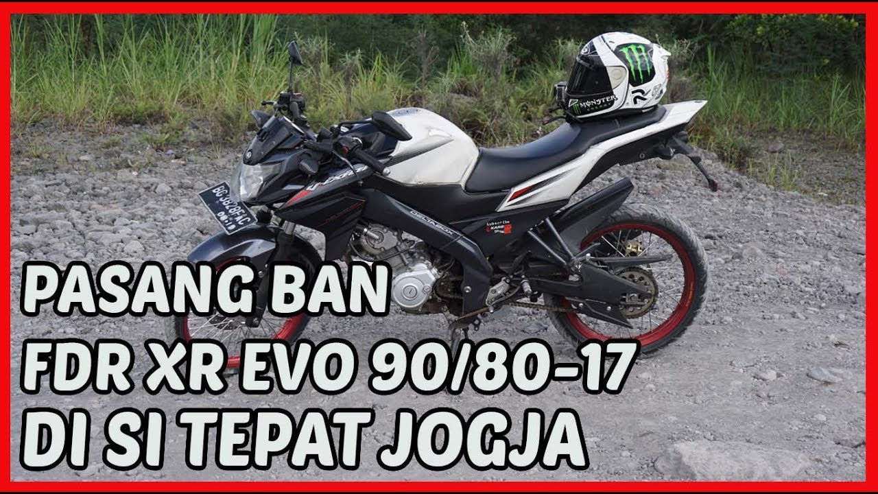 Pasang Ban FDR XR EVO 90 80 17 Di Sitepat Jogja Modif Vixion